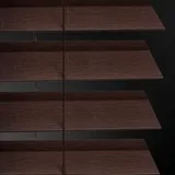 ダークマホガニー シャッター