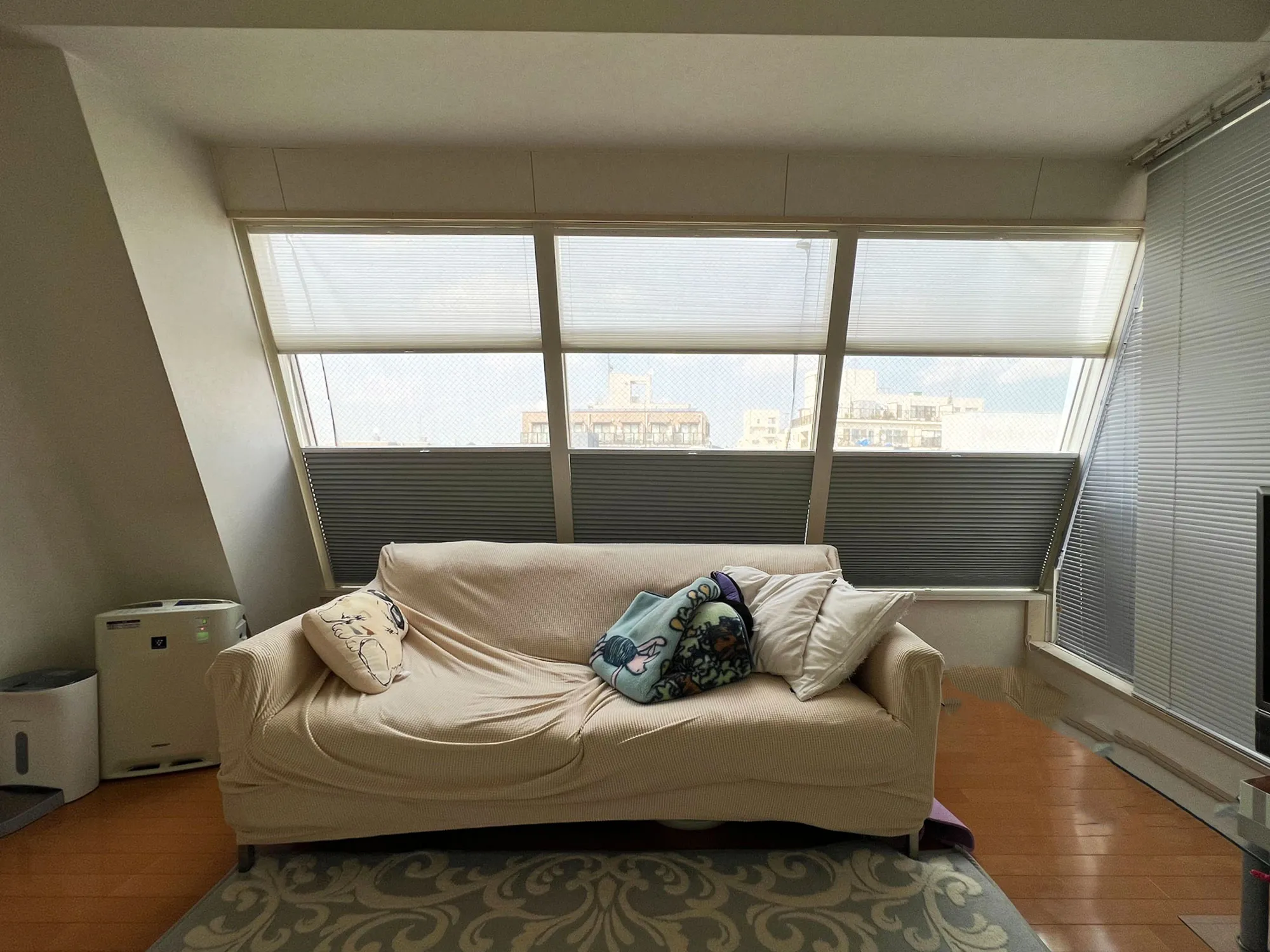 大きな傾斜窓にも取り付け可能の写真4