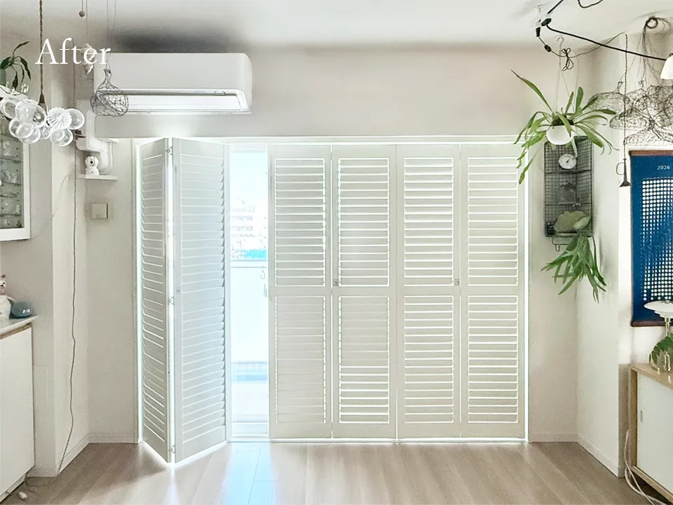 北欧リビングのプチリフォーム窓選びの写真4