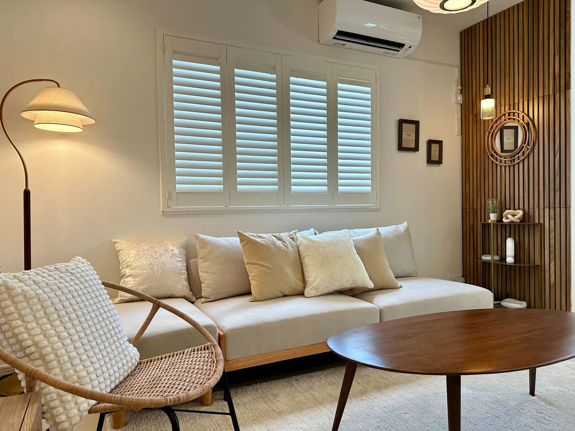 自然素材が息づく、調和した空間の写真4