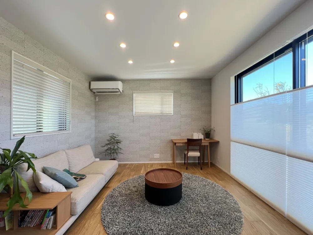 北欧モダンスタイルに、洗練された窓まわり