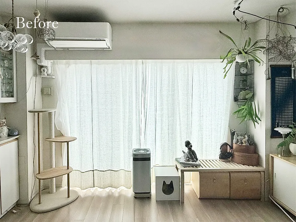 北欧リビングのプチリフォーム窓選びの写真6