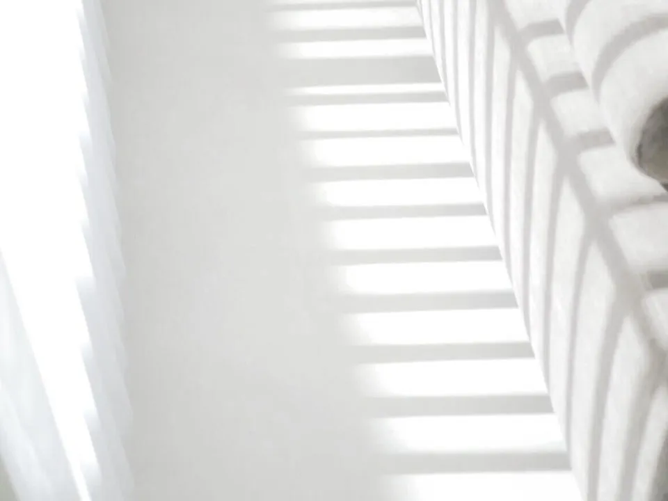 柔らかな光と美しい影が広がるリビングの写真3