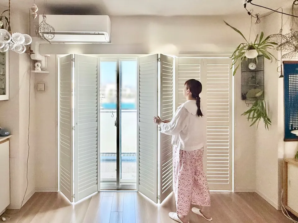 北欧リビングのプチリフォーム窓選びの写真2