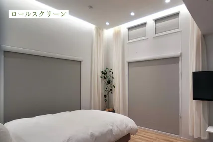 目隠しできる窓まわり製品を設置した小窓
