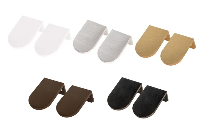 NORMAN®ロールスクリーンプレミアムアクセントスタイルブラケットカラーサンプル