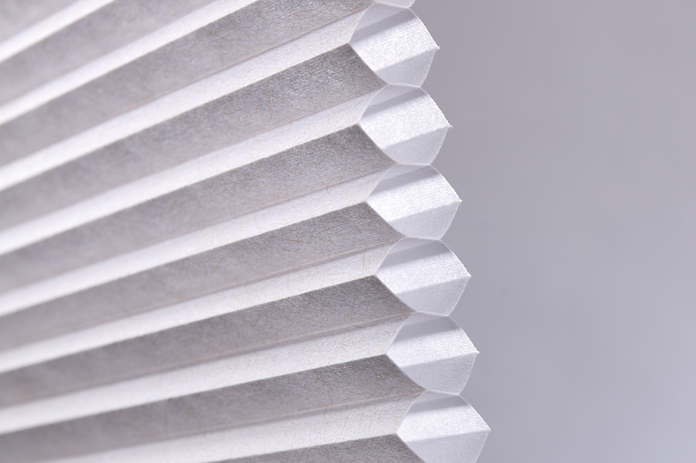 ハニカムエコスクリーンの近接写真