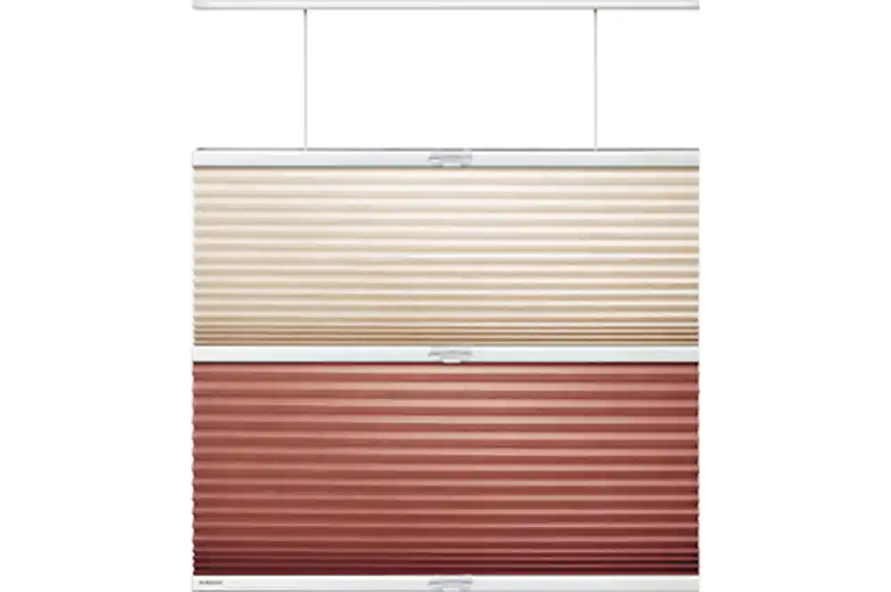 ハニカムエコスクリーン トリニティタイプの生地パターン1　OPEN + 採光 + 採光