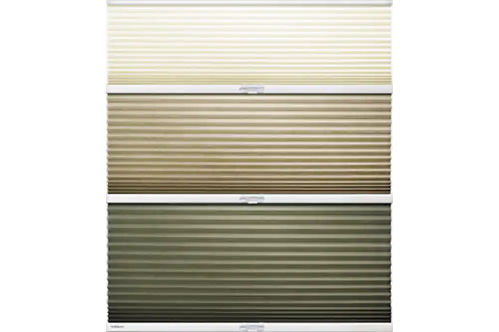 ハニカムエコスクリーン トリニティタイプの生地パターン5　採光 + 採光 + 採光